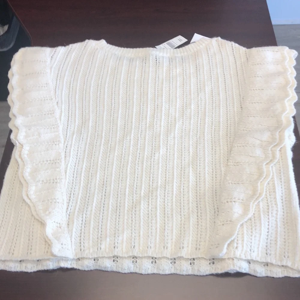 Iro Sleeveless Sweater  Cream  Size Small - Picture 6 of 8